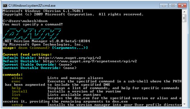 DotNet Version Manager